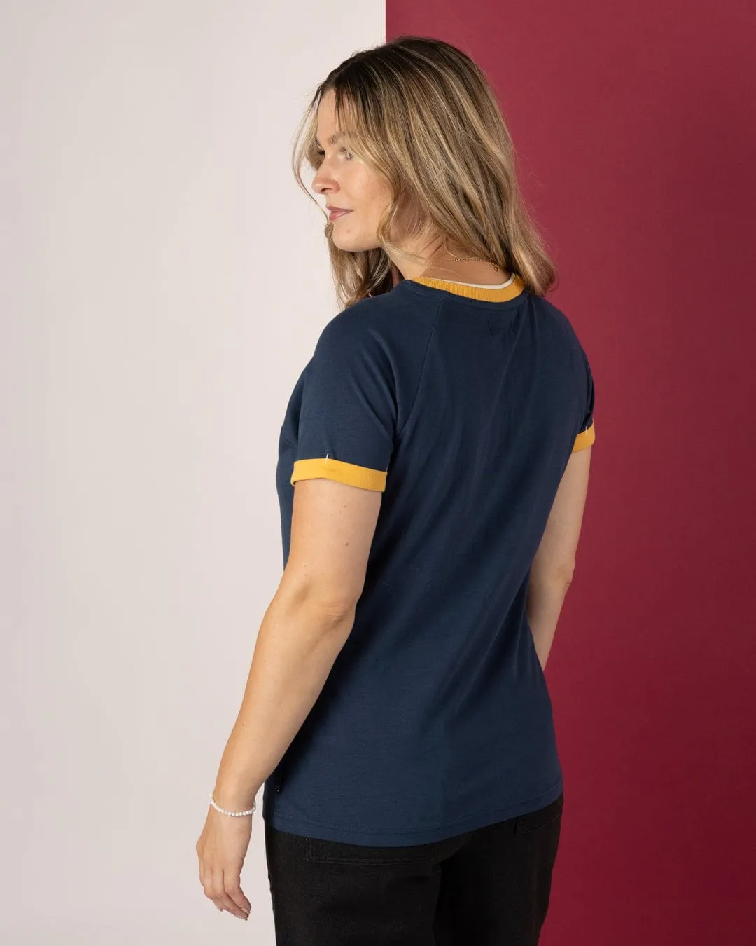 Trader Triple - Womens Short Sleeve T-Shirt - Blue- AW25 Chilly Style Fit For Movement