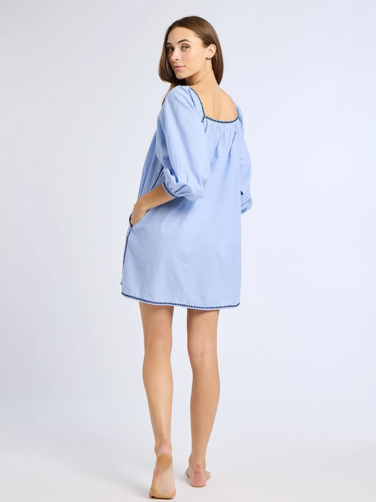 Moment Glow Alma Dress in Ciel