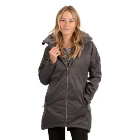 Trespass Womens Wintry Fleece Lined Waterproof Jacket Adjustable Hemline