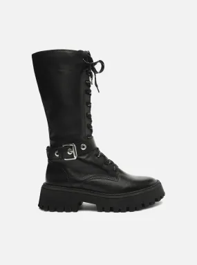 Trina Leather  Boot ZipUp
