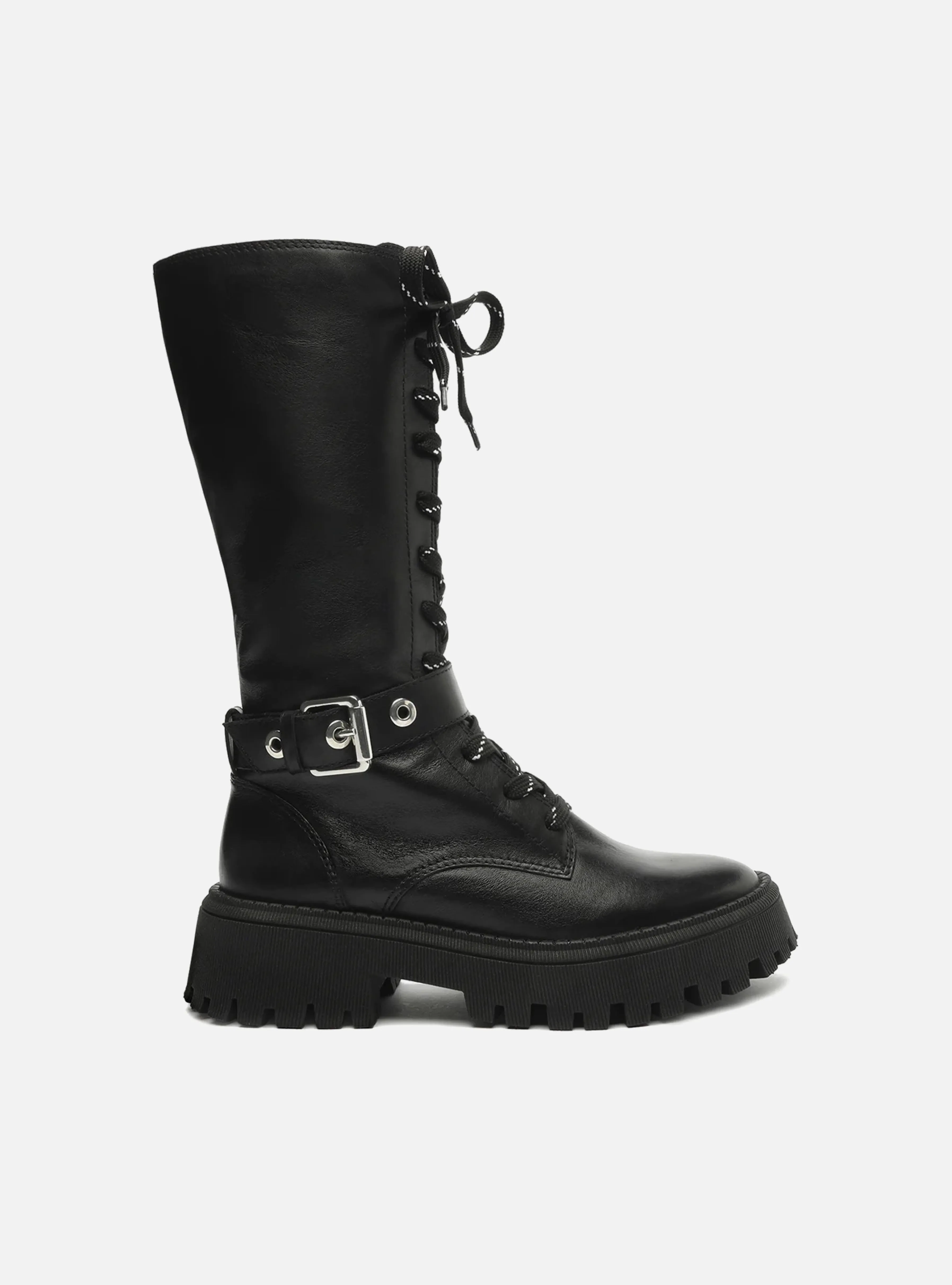Trina Leather  Boot ZipUp