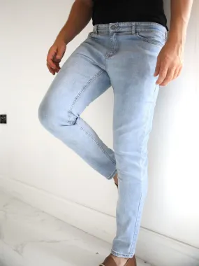 Vol. 9 Slim Jeans - Light Blue Layered Look