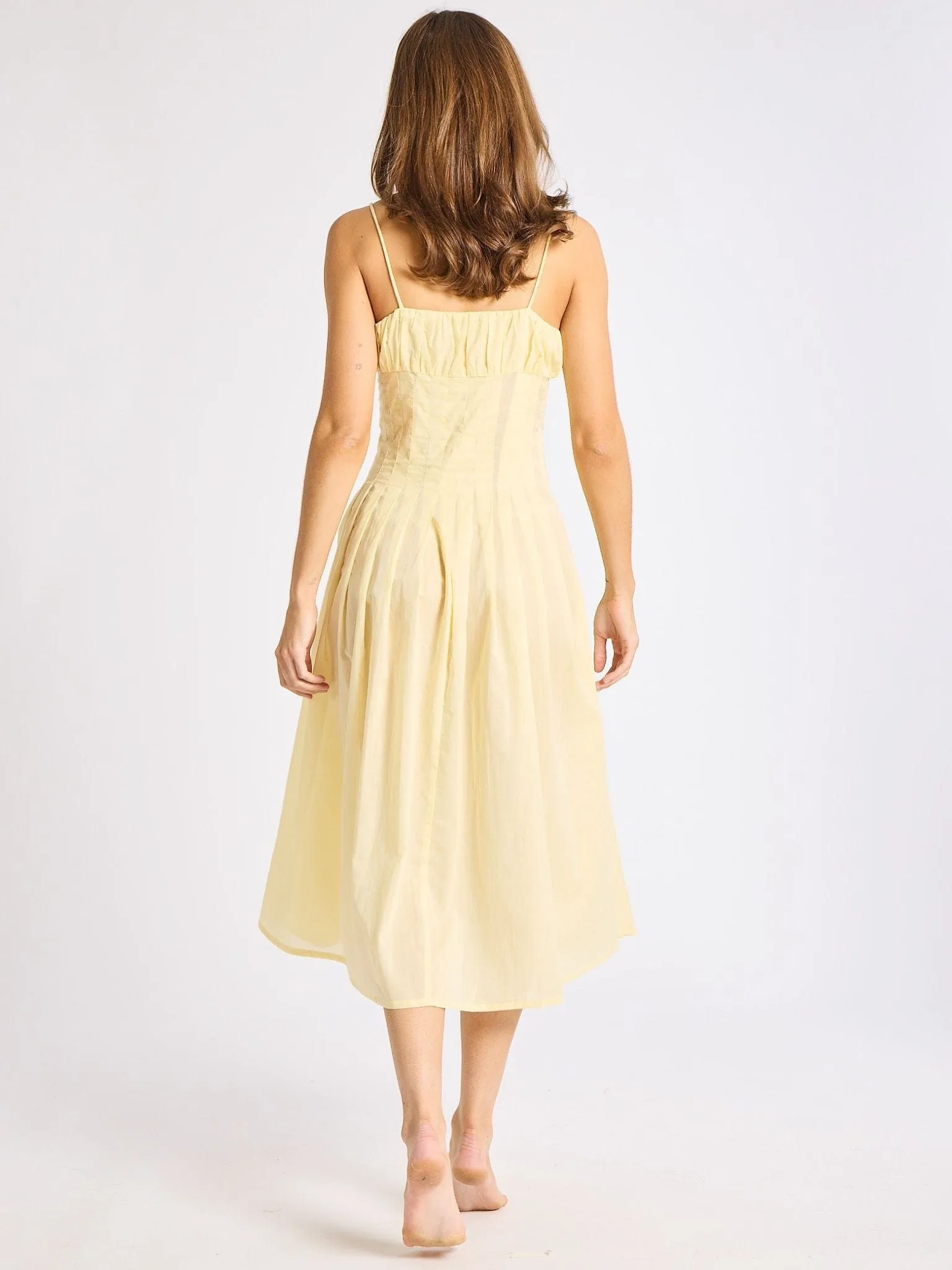Street Edge Feminine Touch Tully Dress in Buttercream