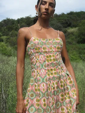 Tully Dress in Yucatan Bright Bloom Polished Form
