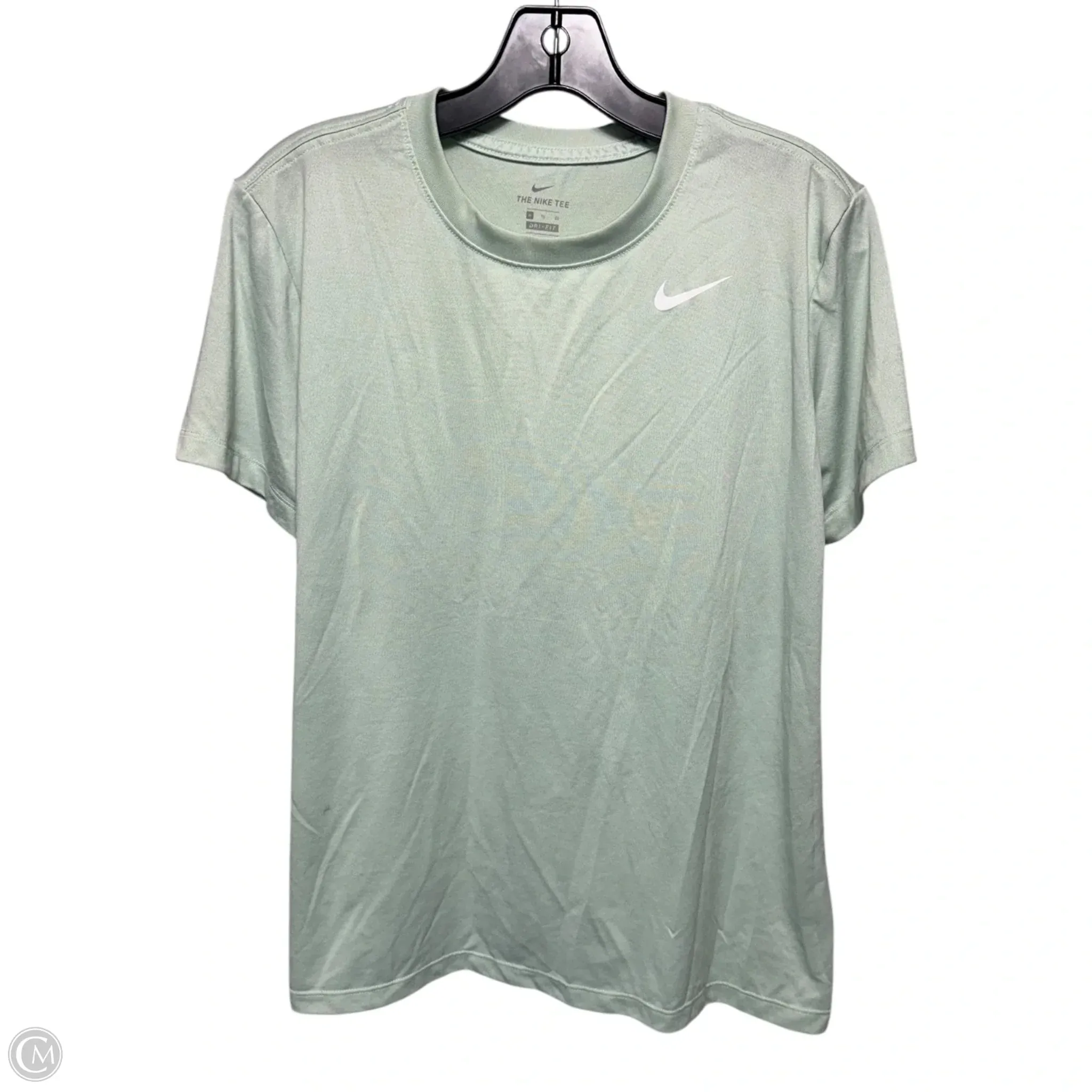 Athletic Top Short Sleeve By Nike Apparel In Green, Size: Xl Lightweight Weave