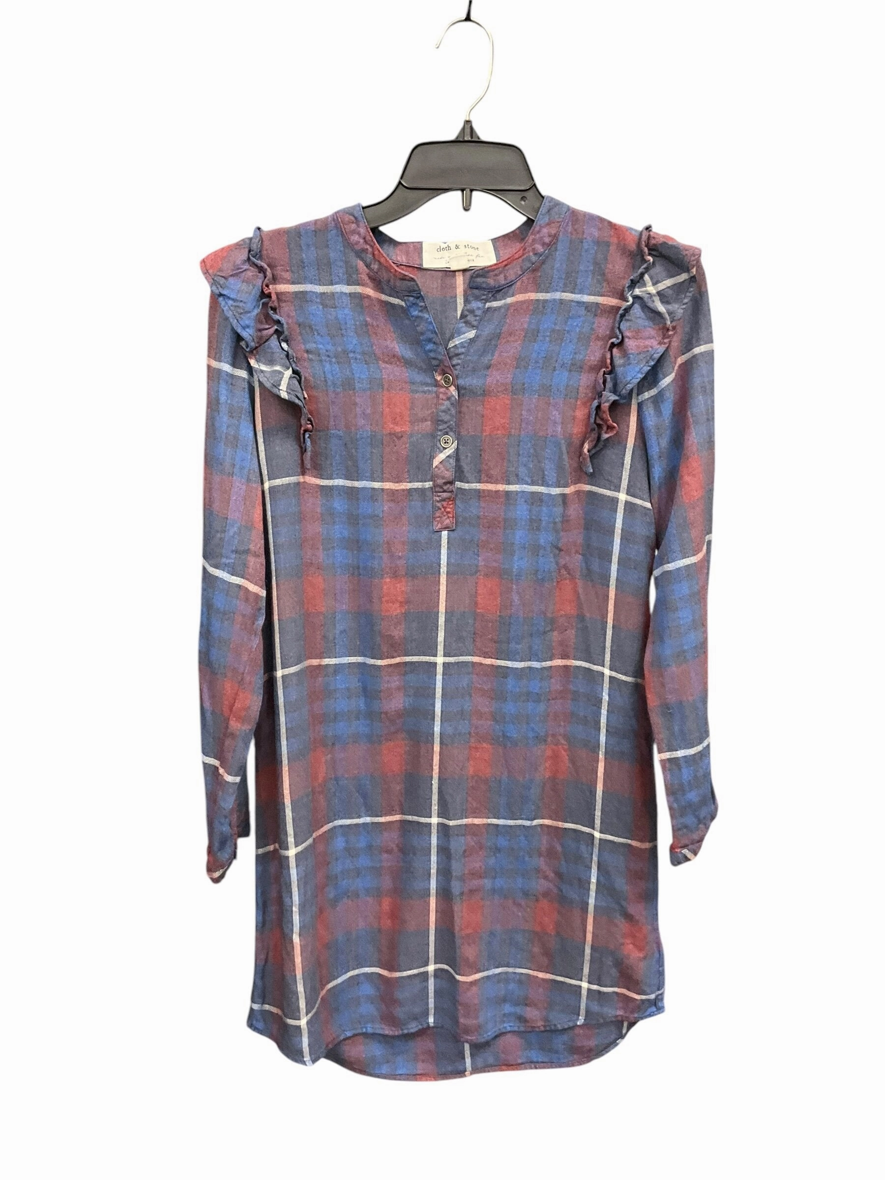 Tunic Long Sleeve By Anthropologie  Size: Xs Layered Collar System Cold Weather