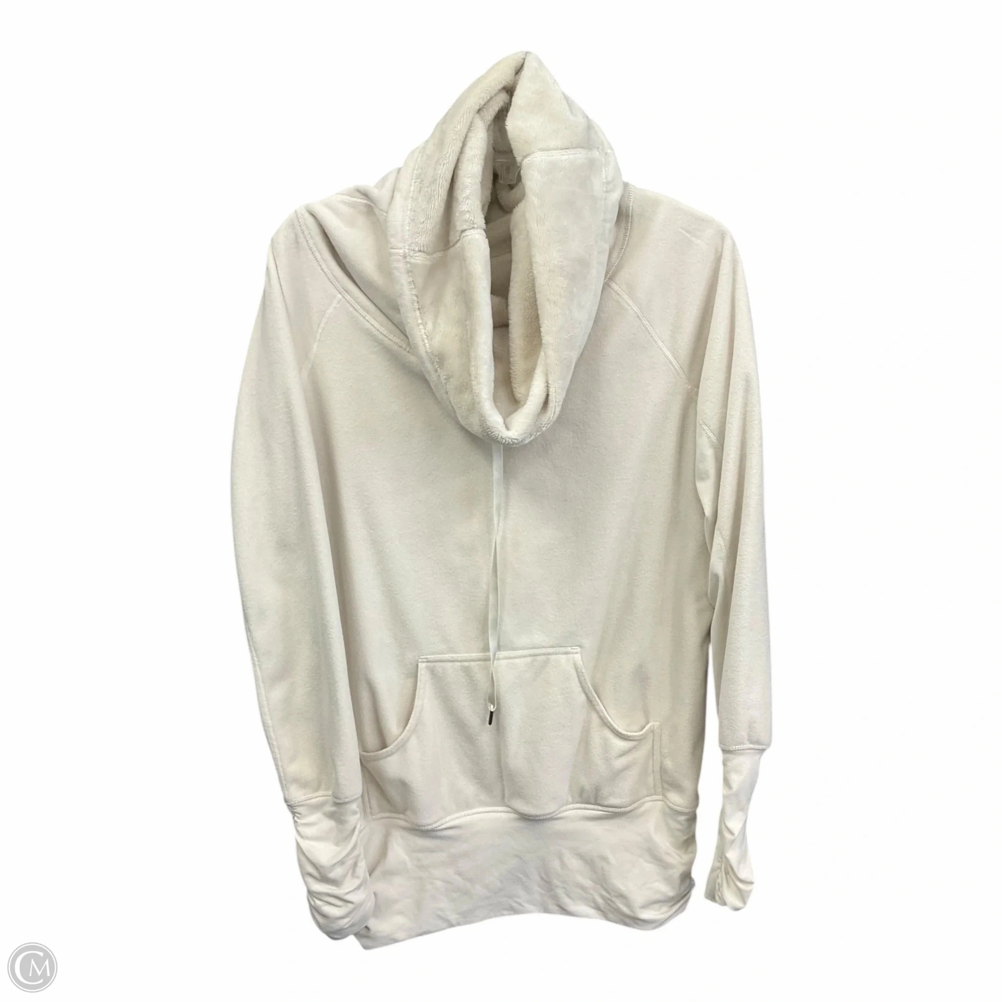Tunic Long Sleeve By Lululemon In Cream, Size: M Brushed Microfiber Surface UV protection coating