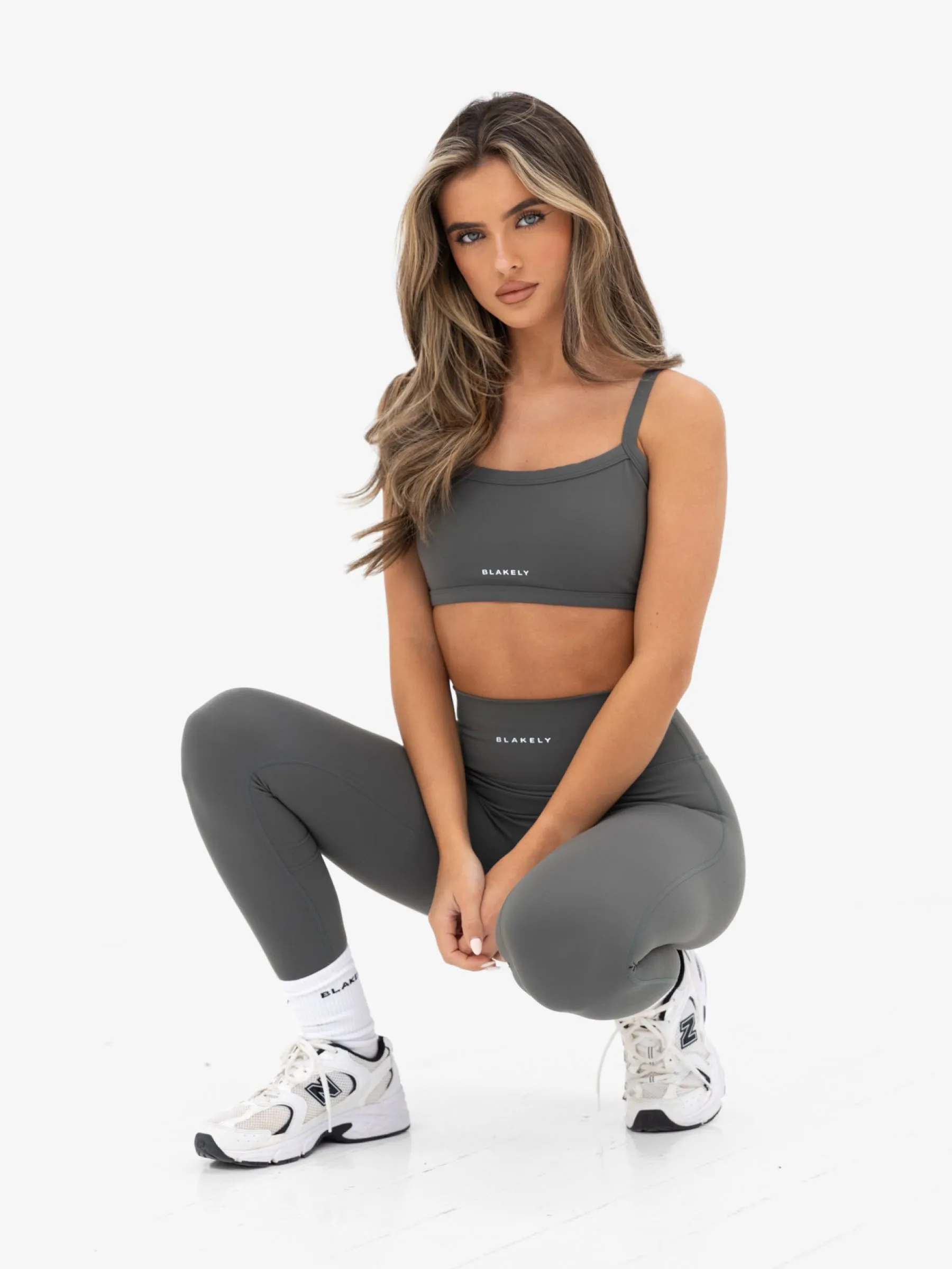 Body-Hugging Wear Ultimate Active Leggings - Khaki Grey