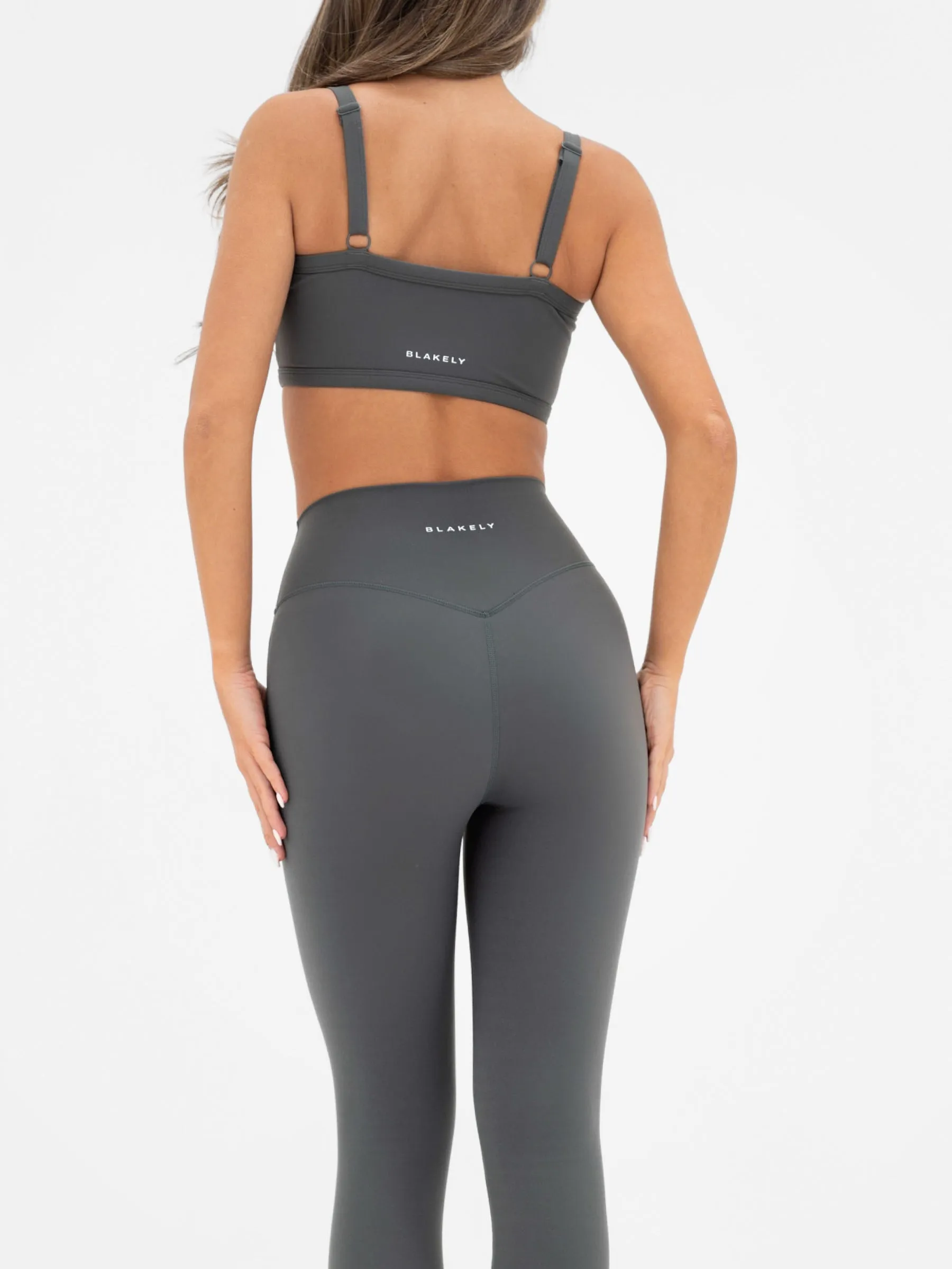 Skin Fit Extra Soft Summer Wear Ultimate Active Leggings - Khaki Grey