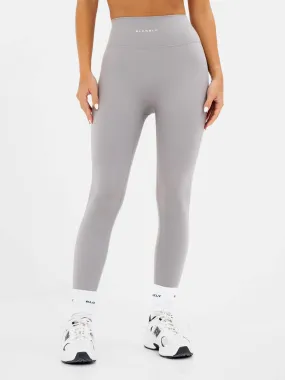Full Coverage Fit High Waist Comfort Seeker Ultimate Active Leggings - Mid Grey