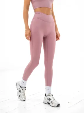 Ultimate Crossover Leggings - Dusty Pink Eco Friendly Beach Walk