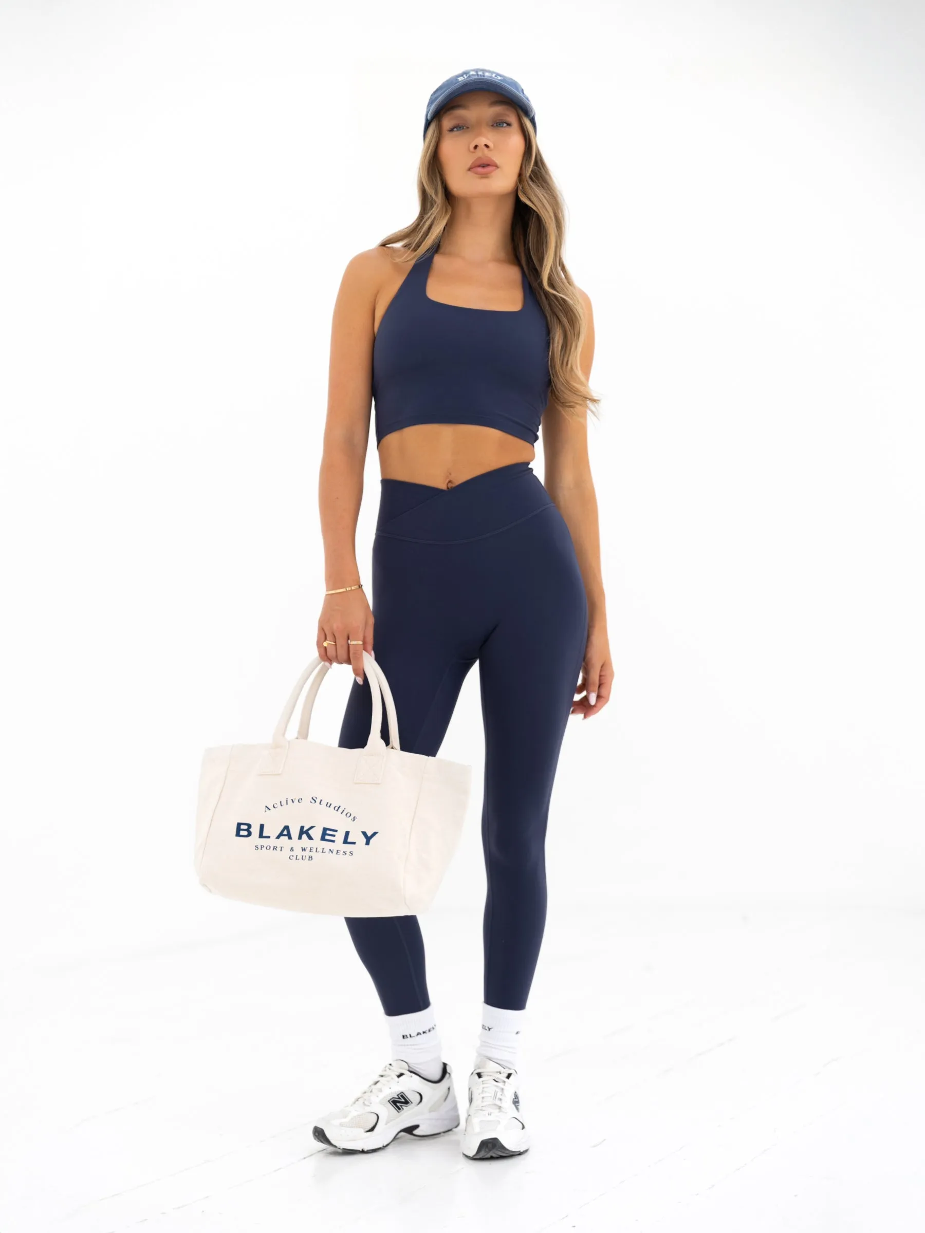 Warm Layer Active Wear Ultimate Crossover Leggings - True Navy