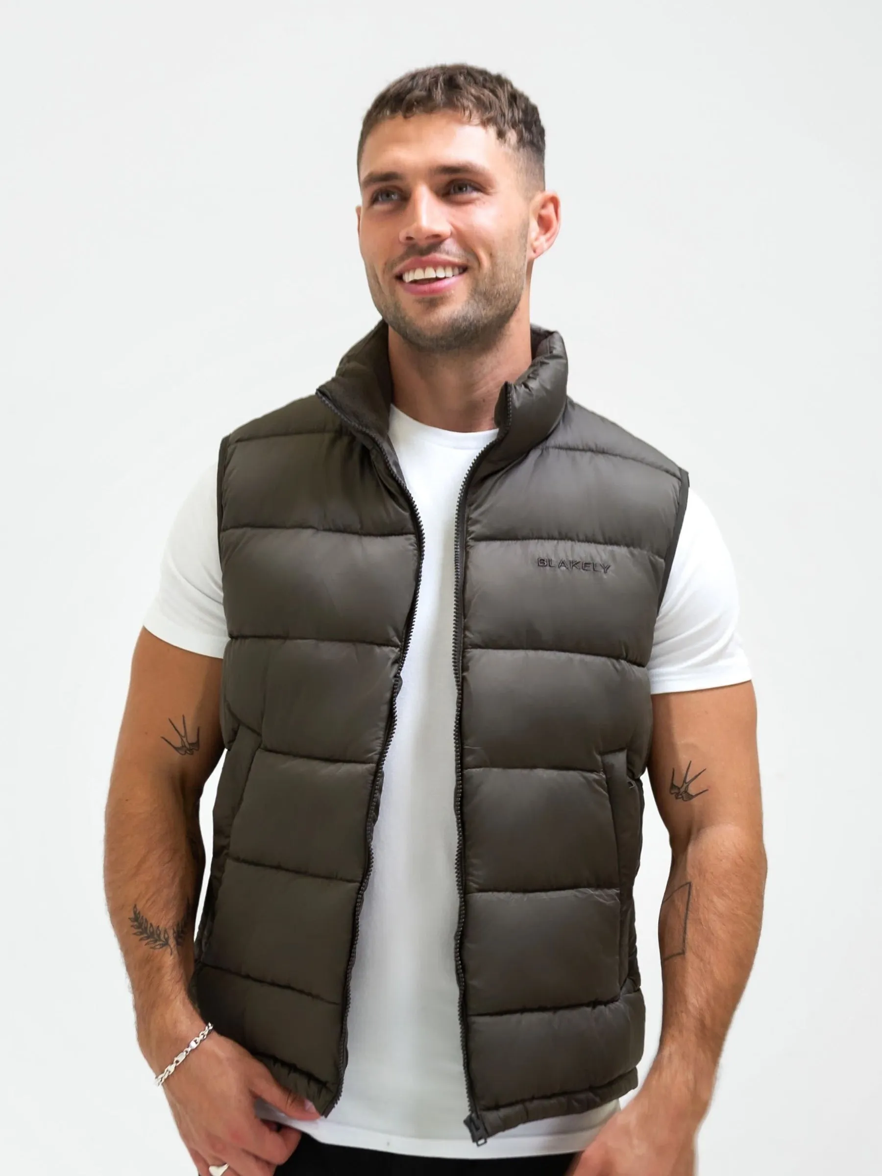 Recycled Material Blend Ultimate Gilet - Slate