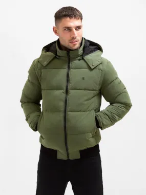 Moisture Wicking Fabric Compact Design Ultimate Puffer Coat - Green