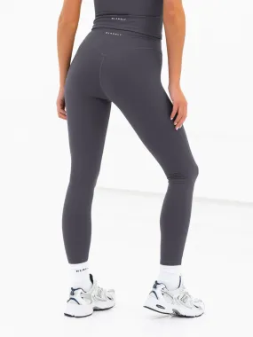 Ultimate Soft Lifestyle Leggings - Charcoal Maternity Wear Mesh Panel Trend Seeker Airport Travel