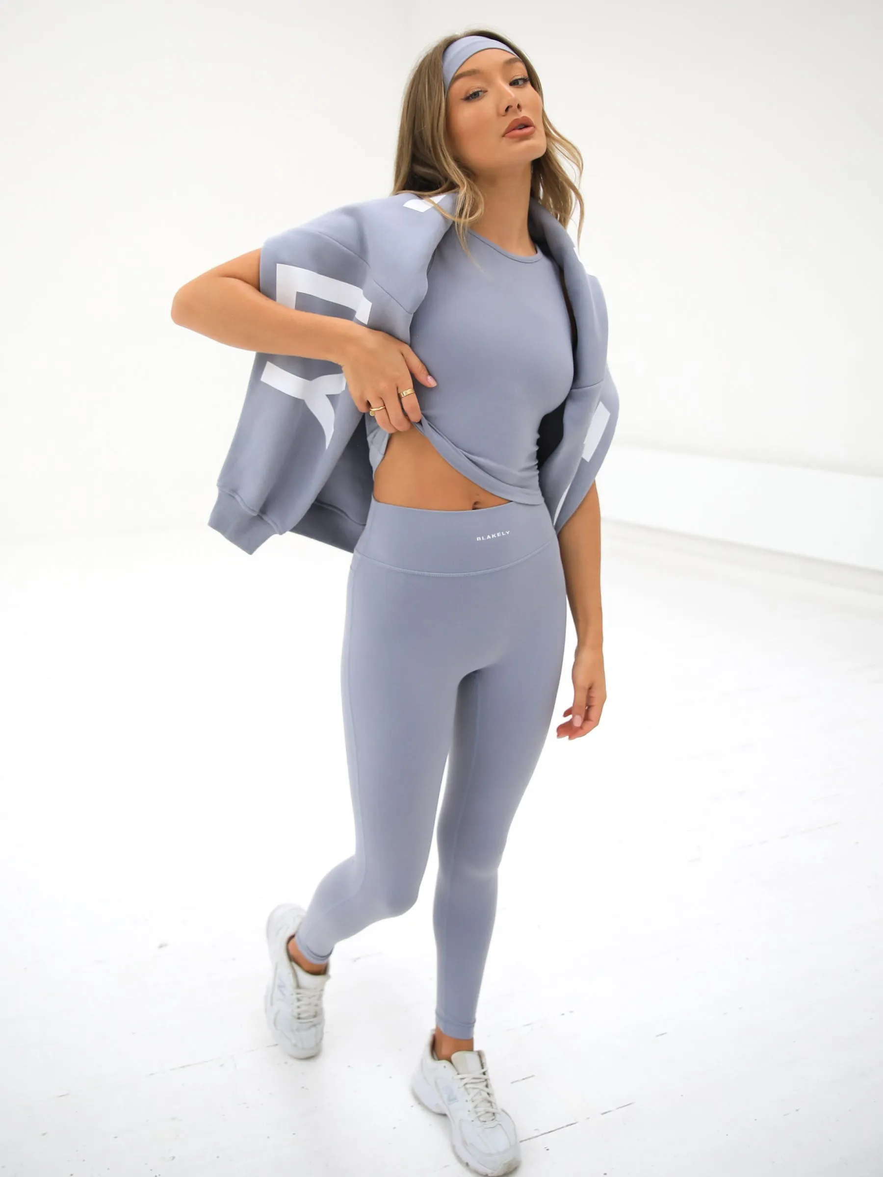 Beginner Level Seamless Design Ultimate Soft Lifestyle Leggings - Pale Lilac
