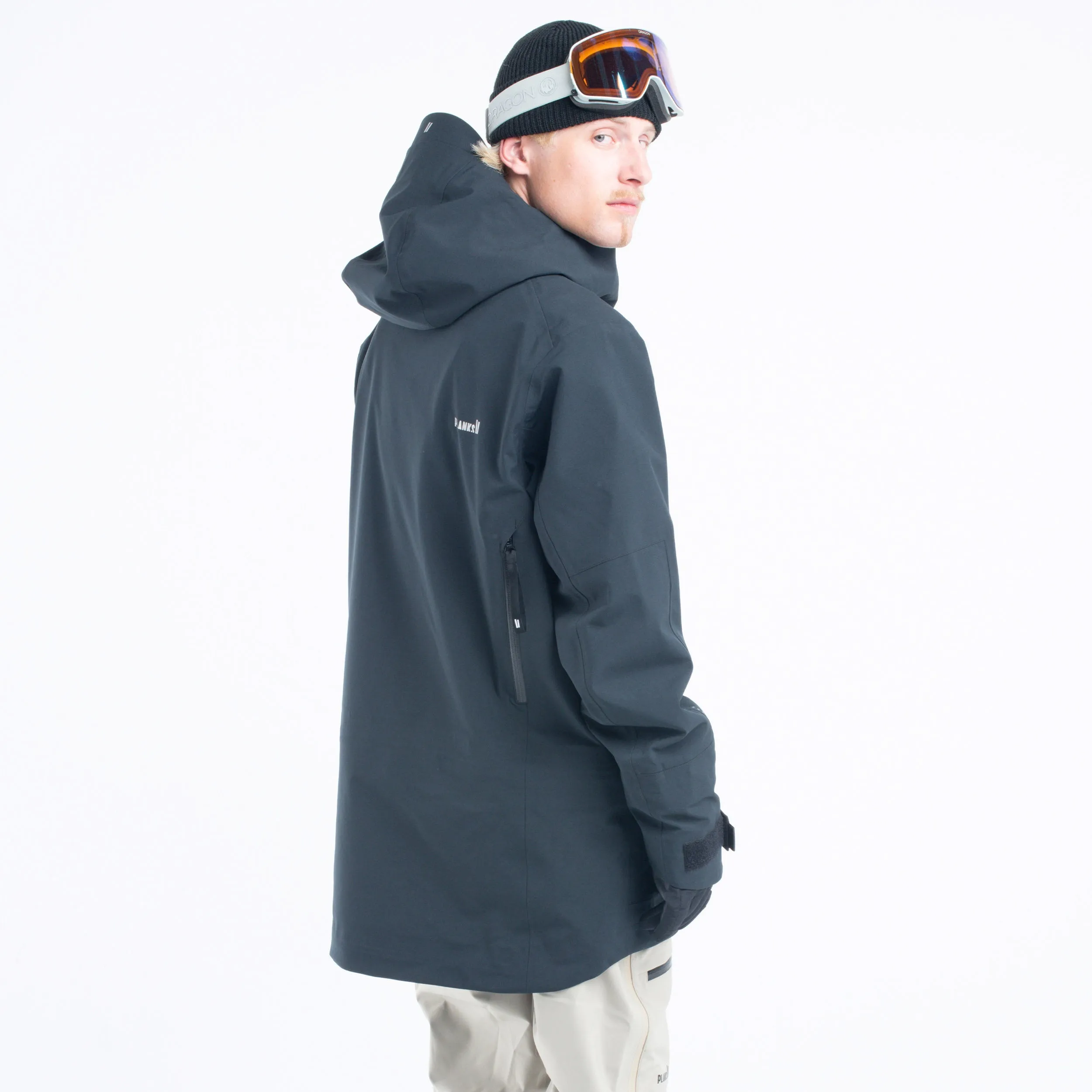 Men's Charger 3-Layer Jacket Wind Stop SiliconeGrip