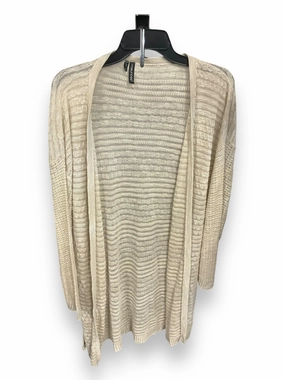 Cardigan By Maurices In Beige, Size: L GarmentWashedFinish WrinkleResistantWeave