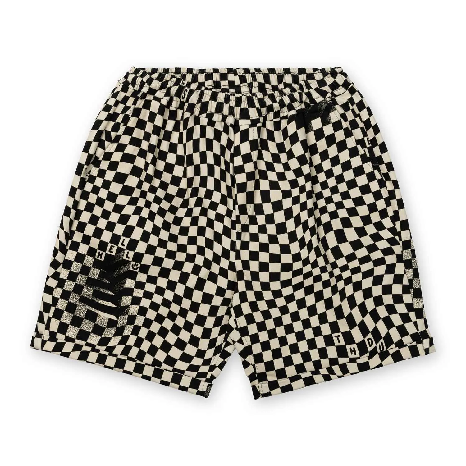 Minimal Finish muted colors Checkered