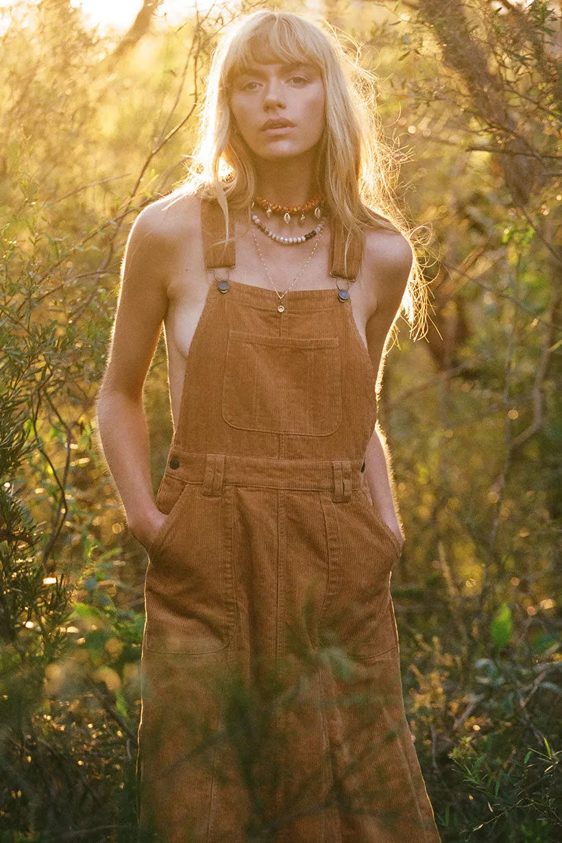 Body Ease Influencer-Style Summit Cord Overall Dress