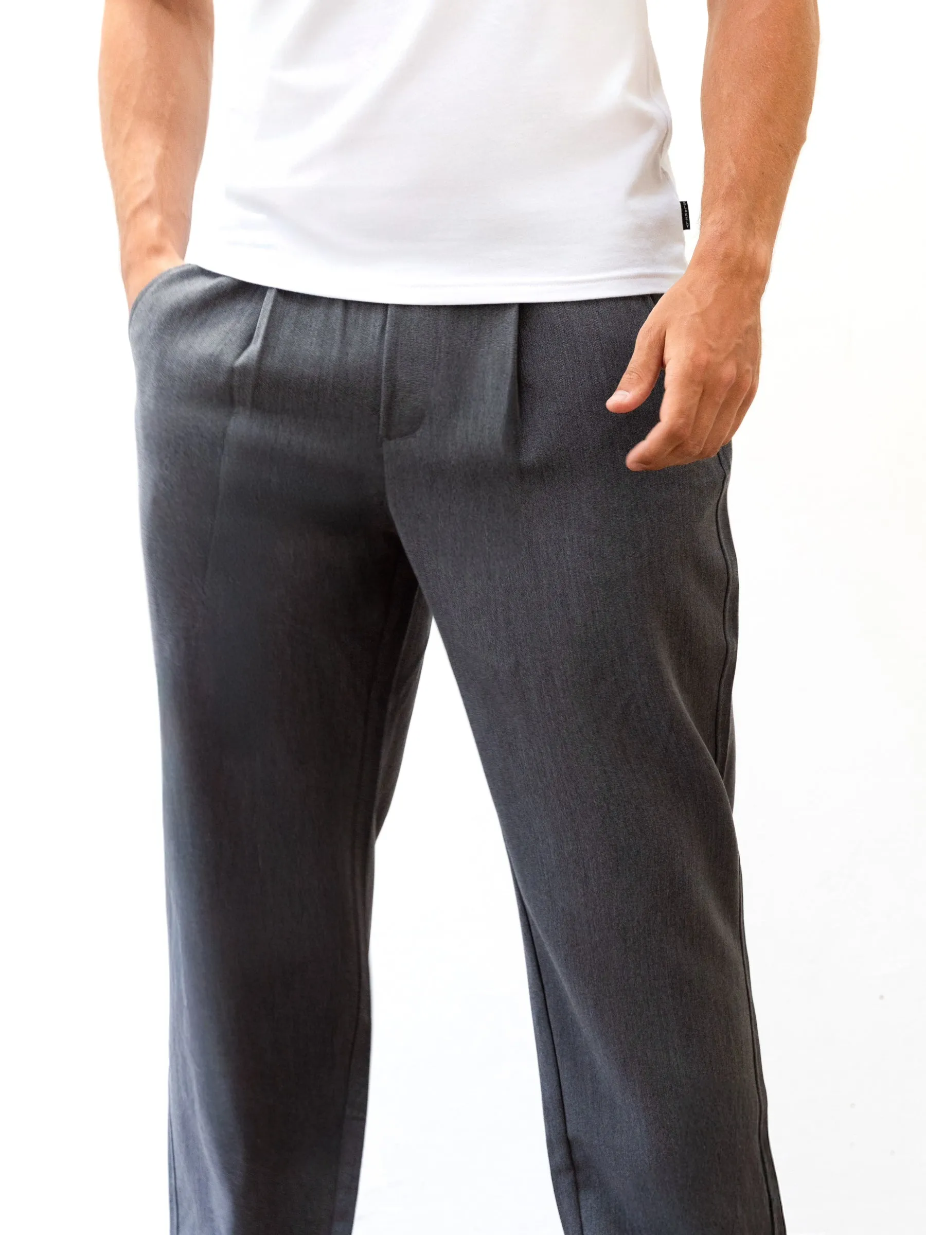 Preston Trousers - Grey Soft Core