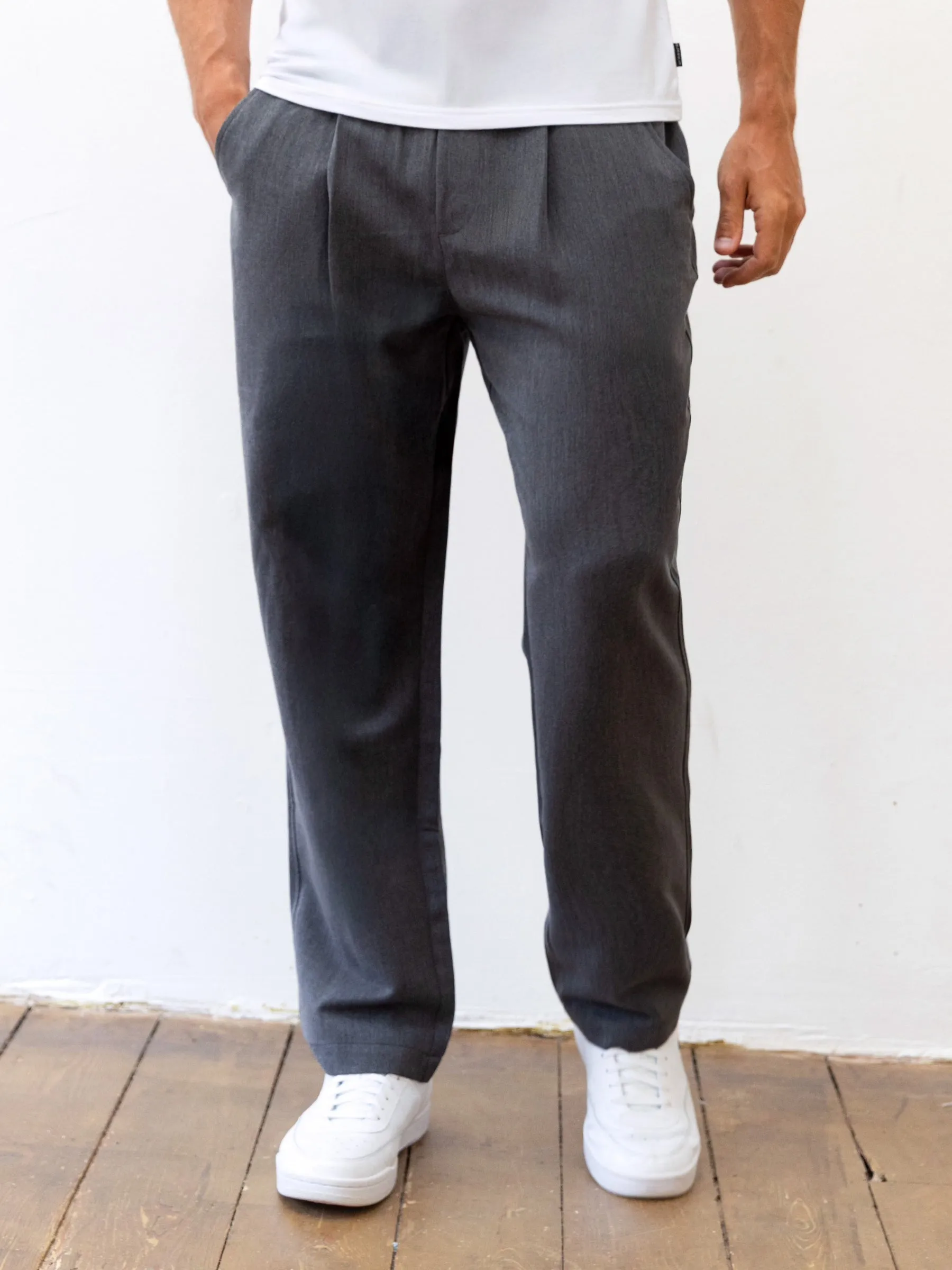 Preston Trousers - Grey Urban Explorer Picnic Style Fashion Lover Versatile