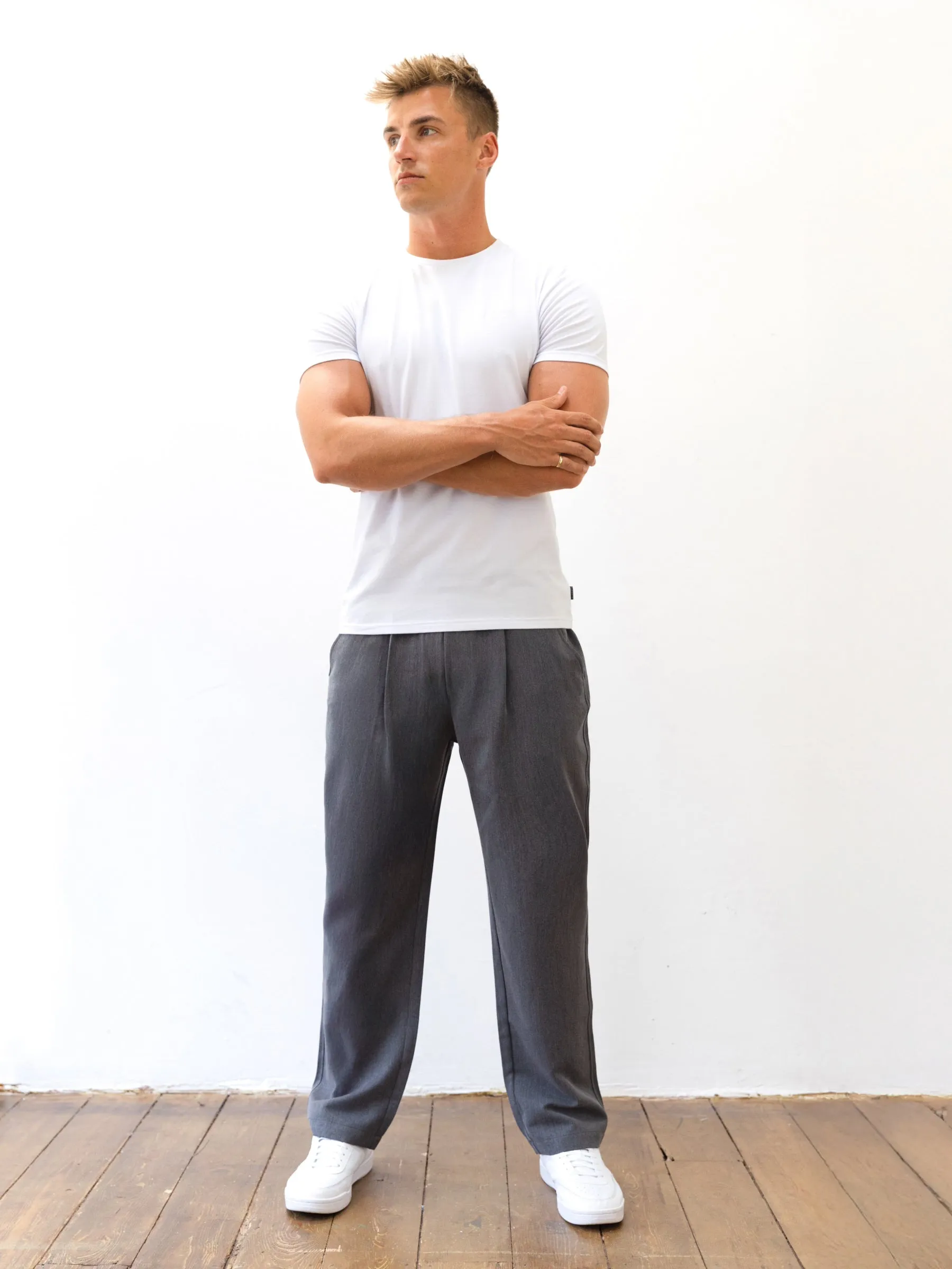 Preston Trousers - Grey Day To Day