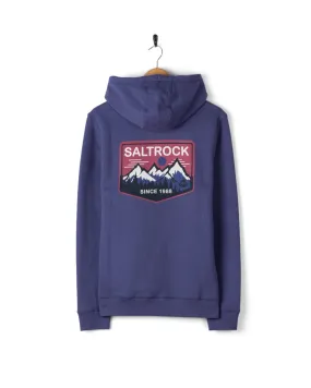 Uplands - Mens Pop Hoodie - Purple Layered Fit