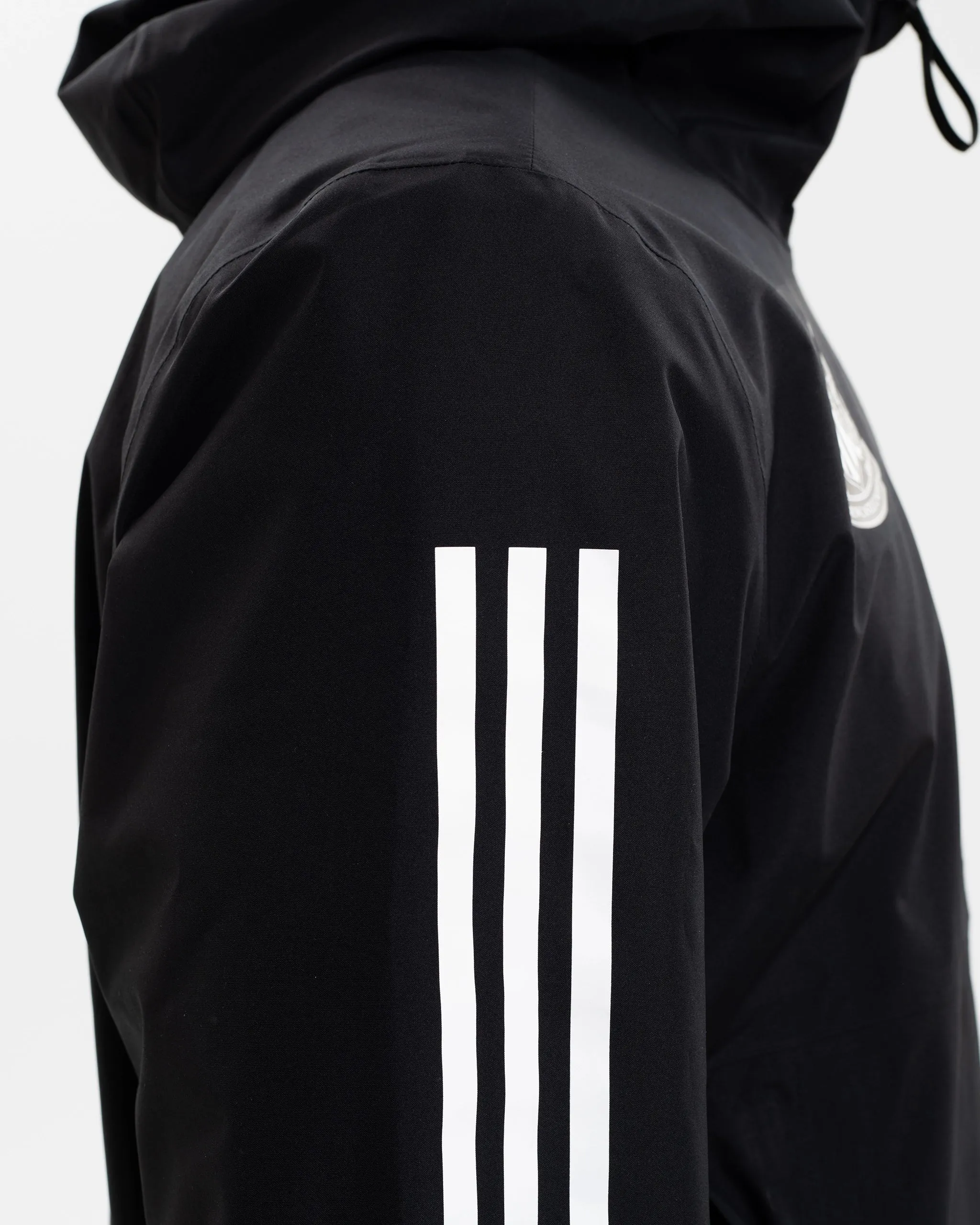 Newcastle United adidas ESS Black Jacket Single Buttons Softshell Construction