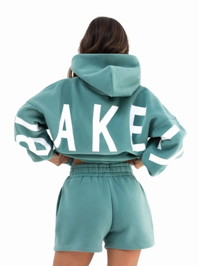 Quick Comfort Isabel Oversized Hoodie - Deep Sage