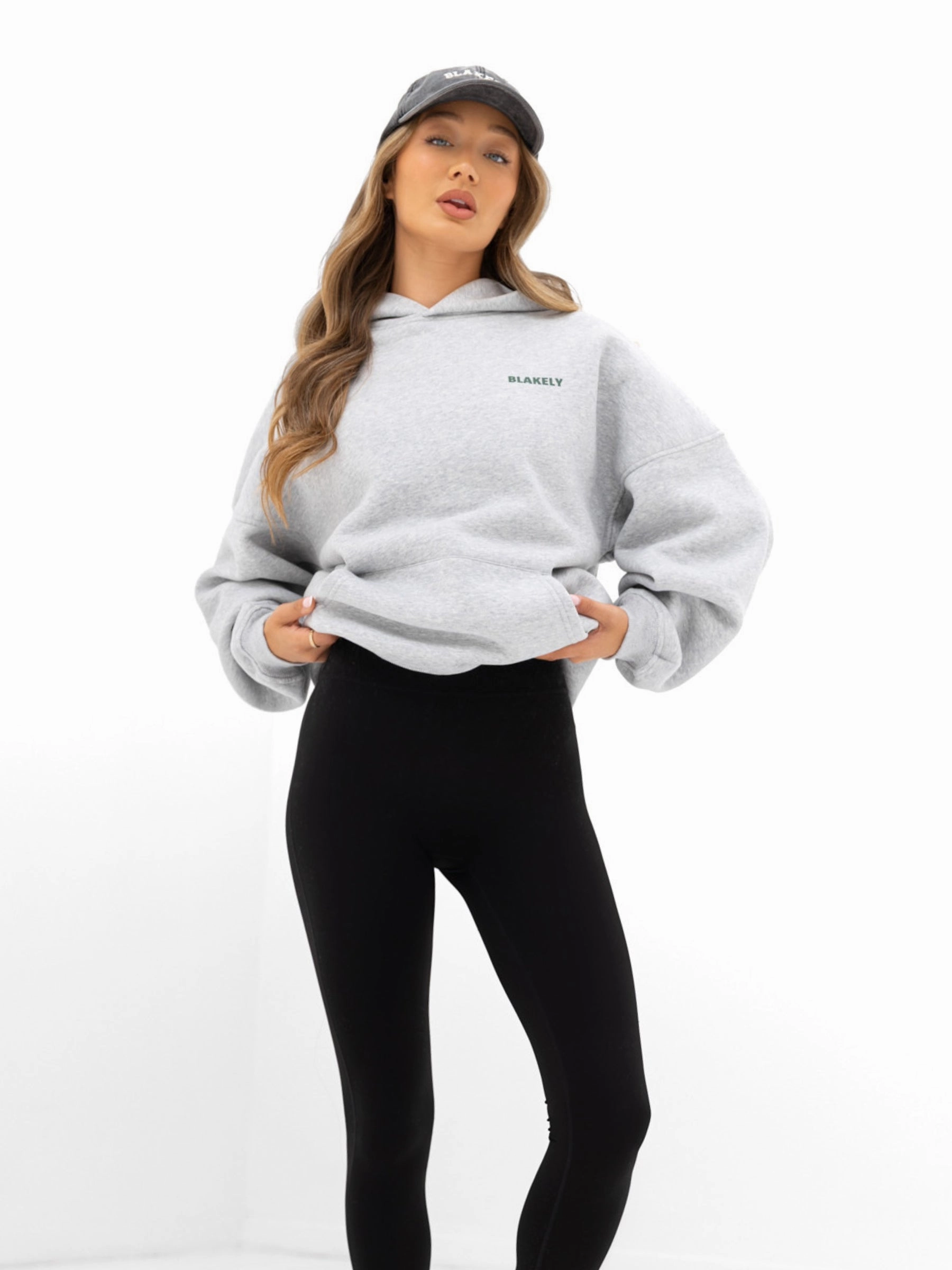 DIY wear Glider like Amelie Oversized Hoodie - Marl Grey