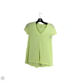 Cool Vibes UV protection layer Top Short Sleeve Designer By Lilly Pulitzer In Green, Size: Xxs