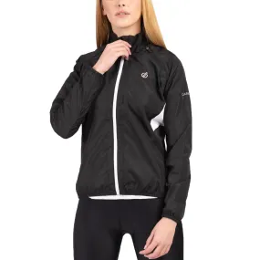 Dare 2b Womens Rebound 2-1 Windshell Jacket - Black Comfy Street Piece Recycled Polyester