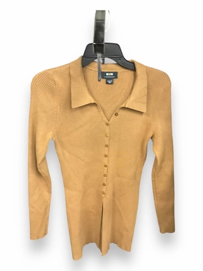 Sweater Cardigan By Maeve In Tan, Size: M Easy Care Material