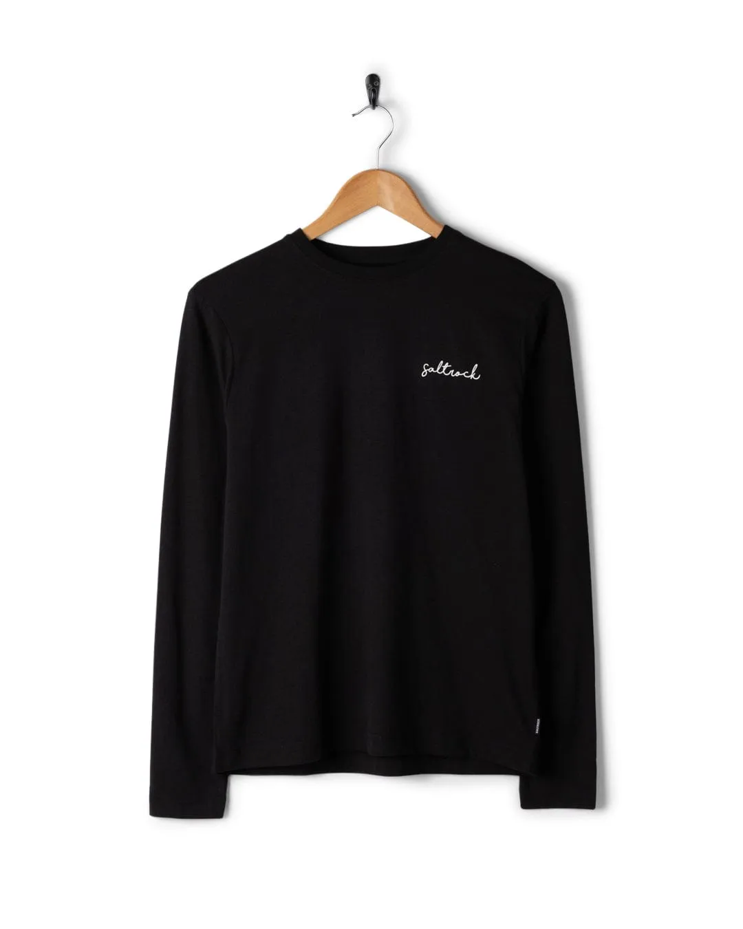 Velator - Womens Long Sleeve T-Shirt - Black Unisex style right size