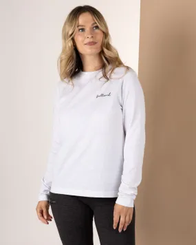Velator - Womens Long Sleeve T-Shirt - White Active Trend