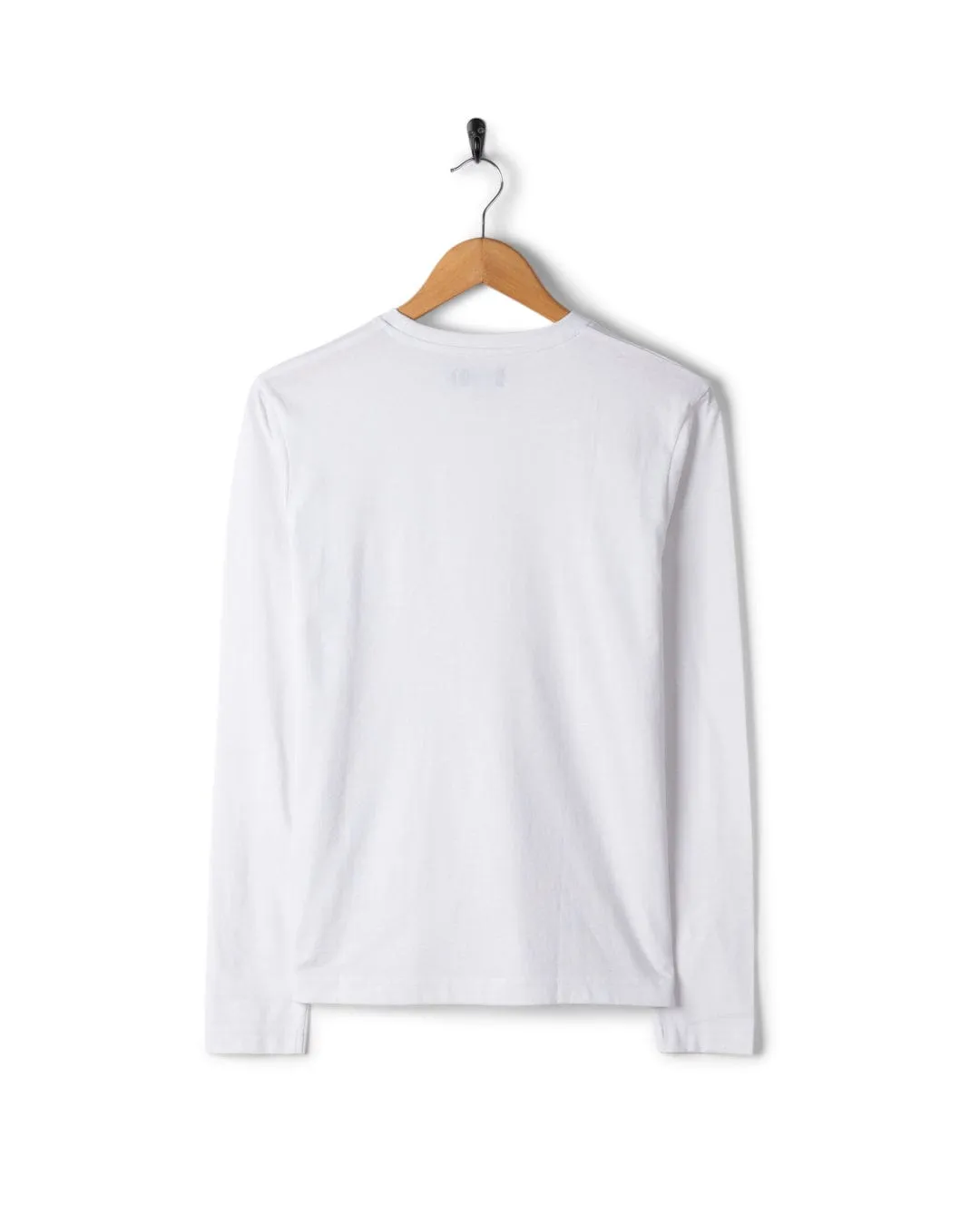 Soft and Relaxed Velator - Womens Long Sleeve T-Shirt - White