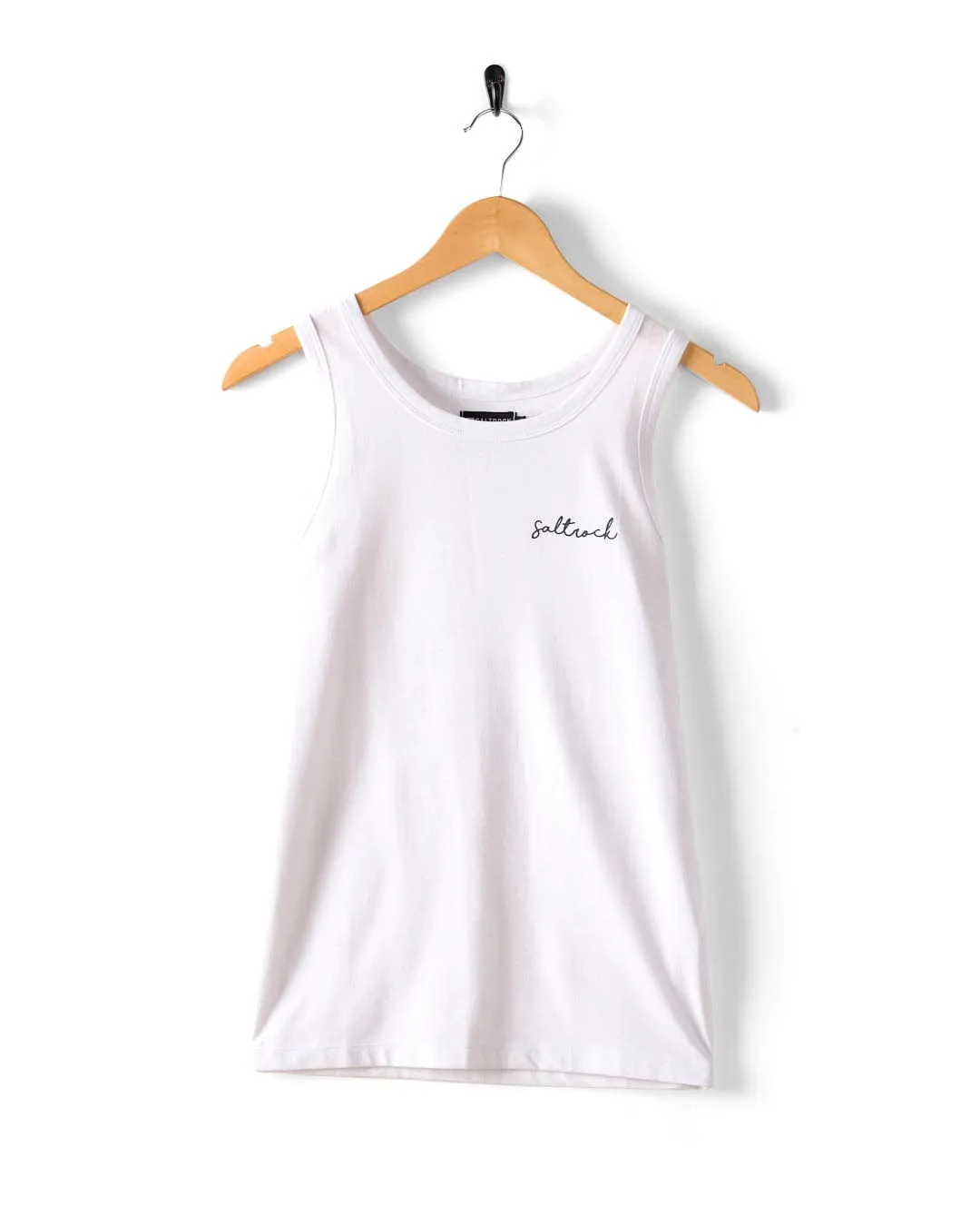 comfortable option RibbedNeckBanding Velator  - Womens Vest - White