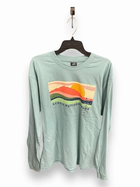 AthleisureCompatible Top Long Sleeve By Clothes Mentor In Teal, Size: L