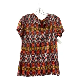 Quick Release Hem Top Ss Designer By Tory Burch In Red, Size:M