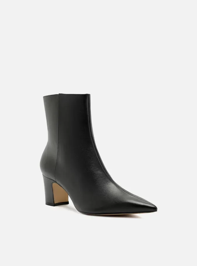 Jemma Leather Block Boot Workplace Use