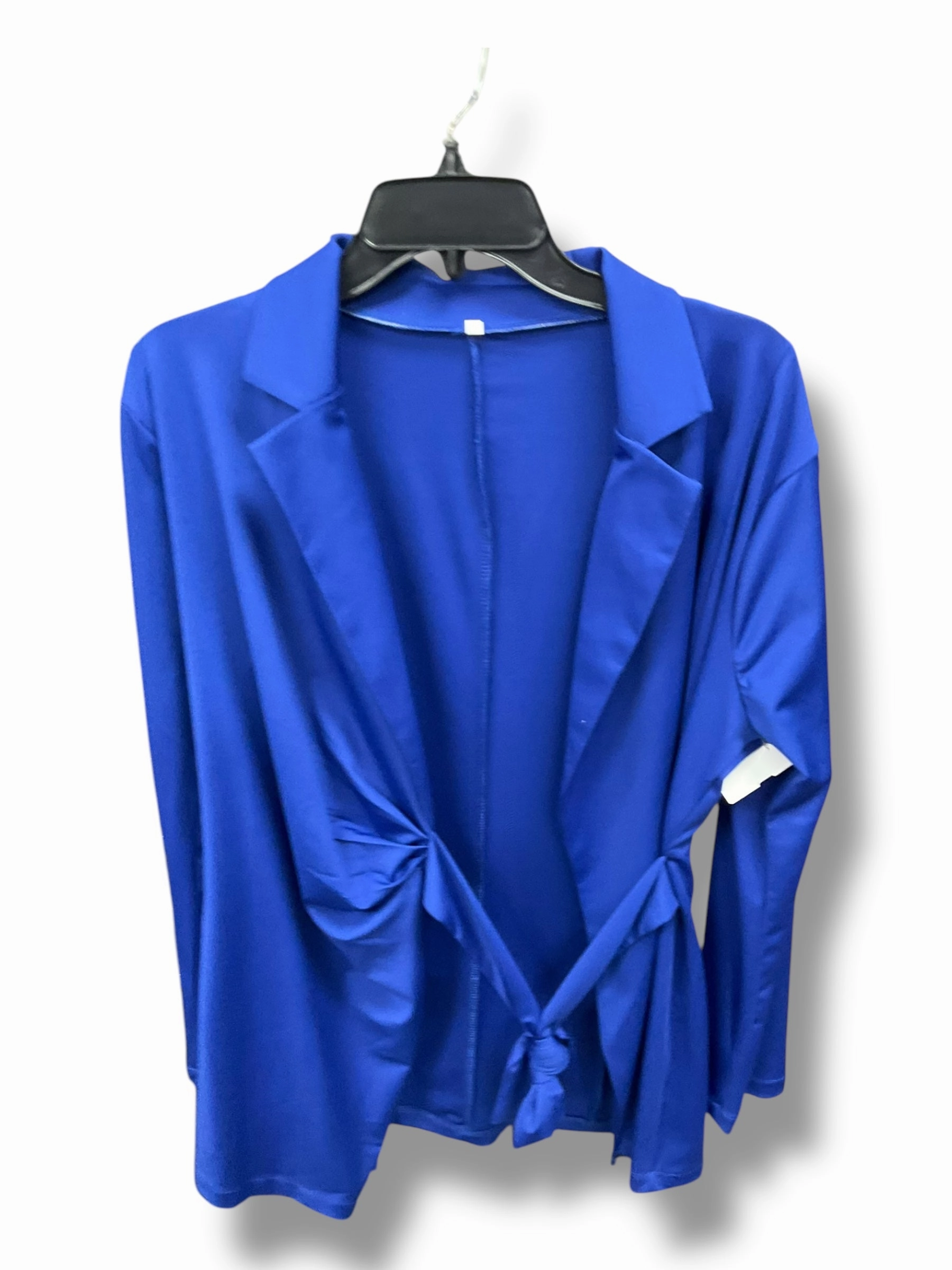 Top Long Sleeve By Clothes Mentor In Blue, Size: Xl Tubular Body Construction