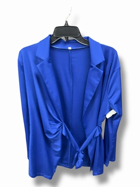 Top Long Sleeve By Clothes Mentor In Blue, Size: Xl Tubular Body Construction