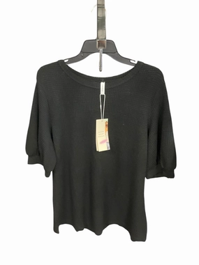 Top Short Sleeve By Clothes Mentor In Black, Size: Xl TaglessDesign