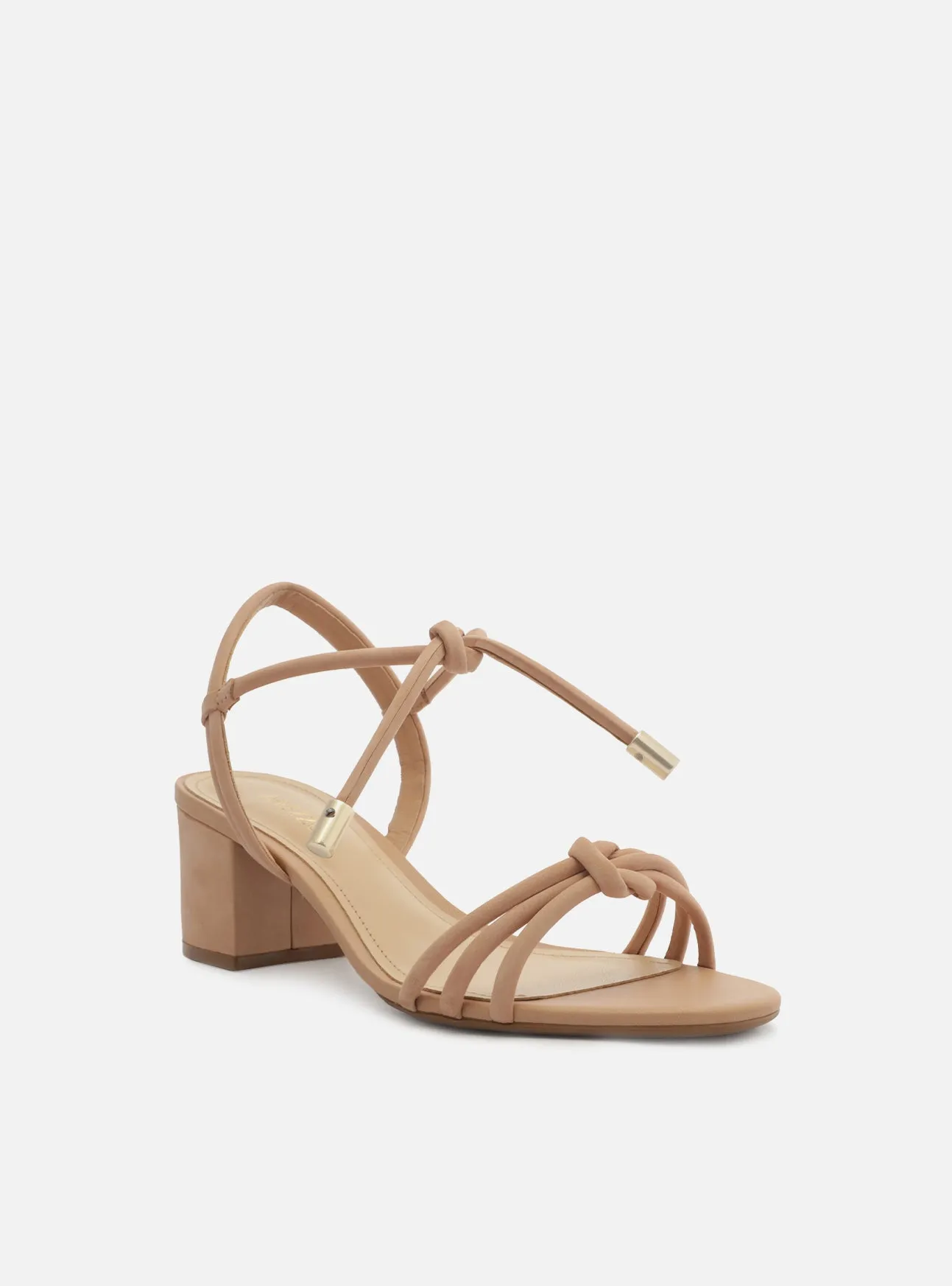 Camila Leather Block Sandal Breathable Comfortable Daily Footwear