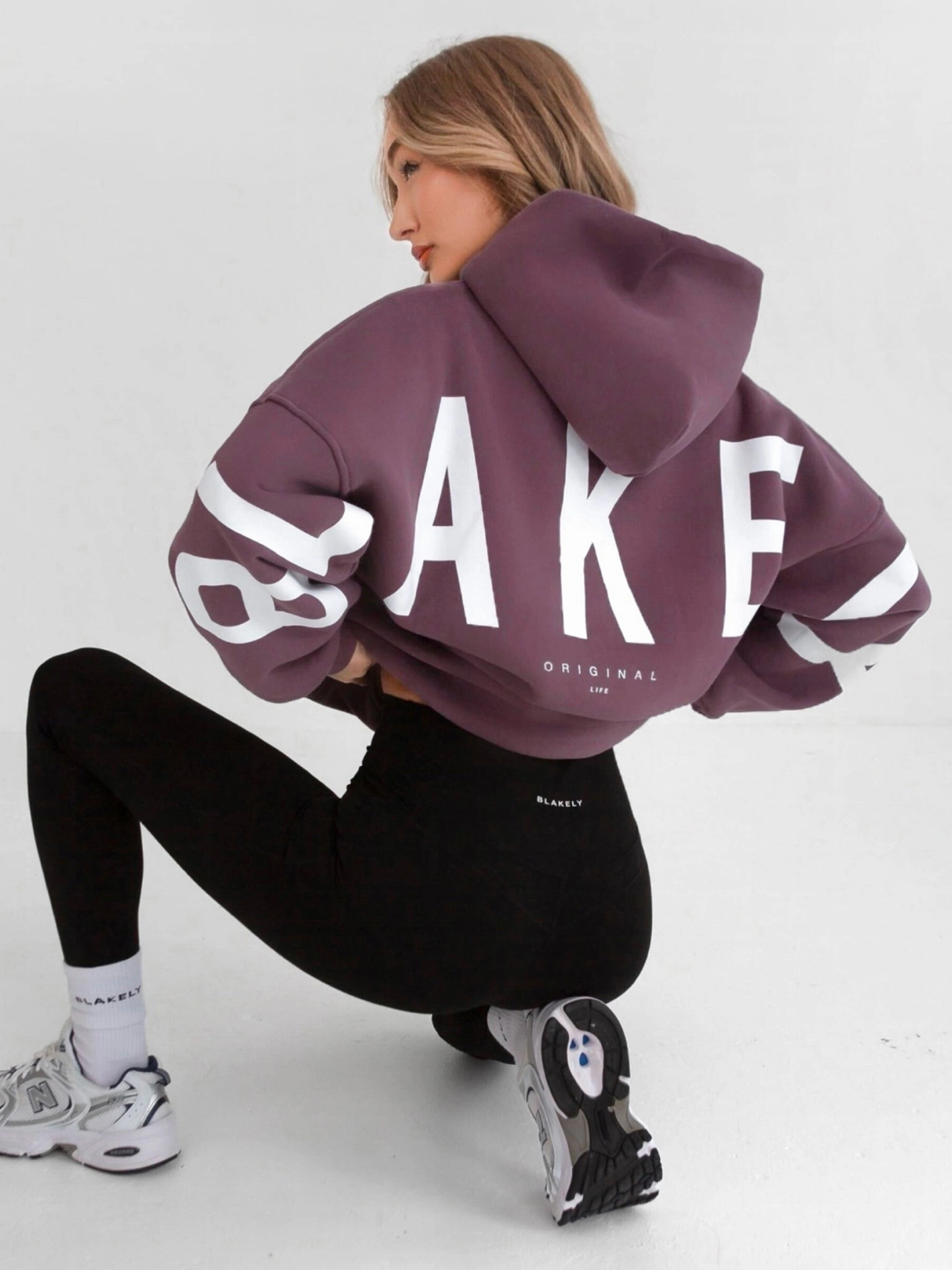 Plus size clothing Bobcat like Isabel Oversized Hoodie - Light Plum