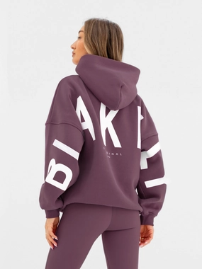 Athletic Tailoring Lion like Isabel Oversized Hoodie - Light Plum