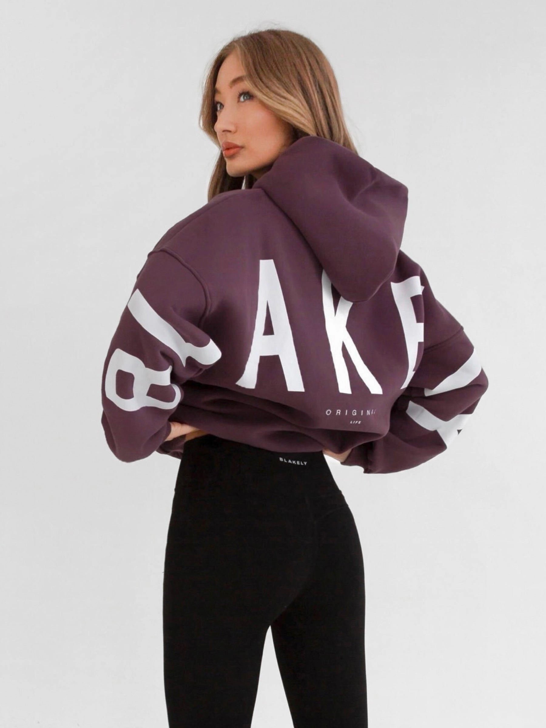 Isabel Oversized Hoodie - Light Plum Comfy Layer