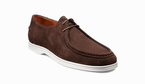 Vigo - Coffee Suede White Sole Soft Touch