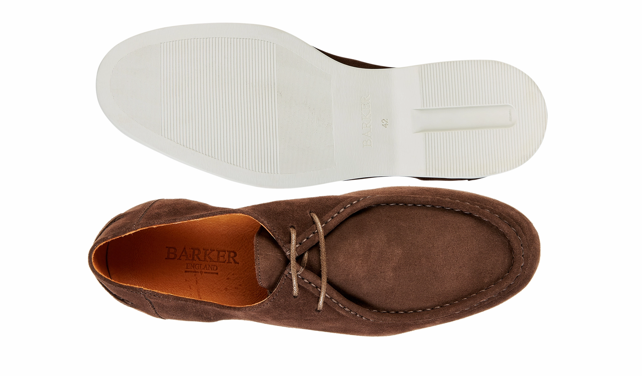 High End Footwear Vigo - Coffee Suede White Sole